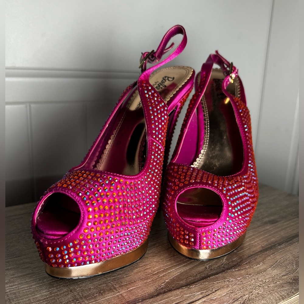 BARBIE by Town Shoes Open-Toe, Slingback, Platform Pumps